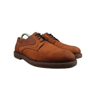 Bocalo Shoes Womens 40.5 Derby Oxford Retro Classic Leather The Body Shoe Brown